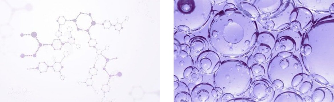 Wissenschaftliches Bild von Hyaluronsäure.